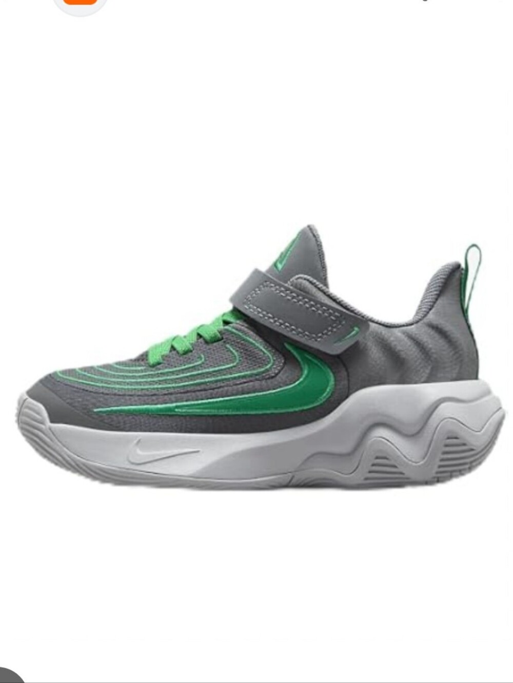 Nike Giannis Immortality 4 Little Kids Athletic Sporty Basketball Shoes Gray 12C